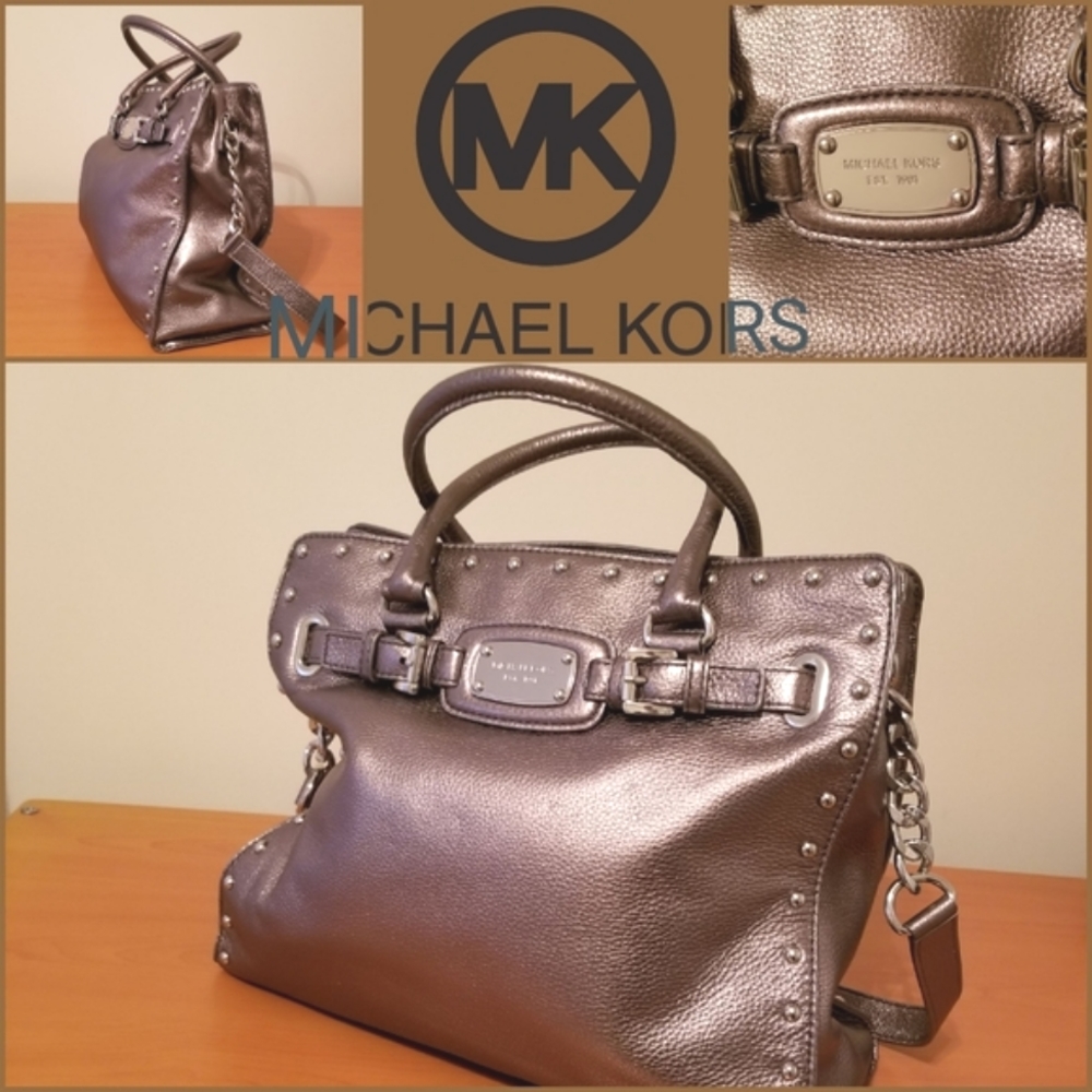 Michael Kors Hamilton 👜 Large Metallic Bag